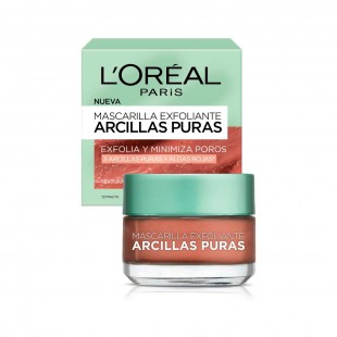 MASCARA LOREAL ARCILLAS PURAS EXFOLIANTE 40GR