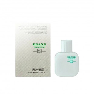 BRAND COLLECTION NO-016 LACOSTE BLANC MEN 25ML EDP 