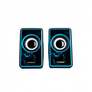 SPEAKER MARVO SG-201 BU GAMING SCORPION 2.0 PRETO/AZUL