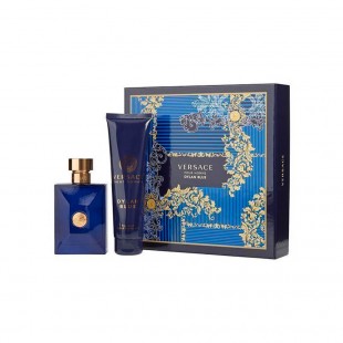 VERSACE POUR HOMME DYLAN BLUE KIT MEN 100ML EDT+10ML+SHOWER 150ML