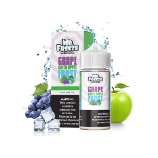 JUICE VAPE E.LIQUID MR FREEZE MENTHOL GRAPE GREEN APPLE FR 3MG 100ML
