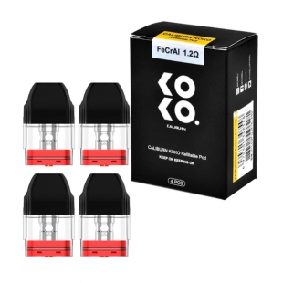 COIL VAPE POD KOKO CALIBURN 1.2 MESH 4PÇ CX