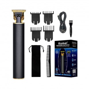 APARADOR DE PELO KEMEI KM-1971 PRETO BATERIA 