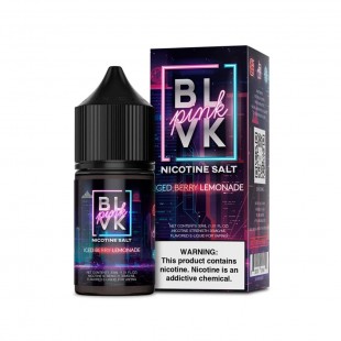 JUICE VAPE E.LIQUID BLVK PINK N.SALT ICED BERRY LEMONADE 50MG 30ML