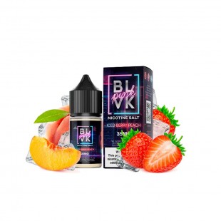JUICE VAPE E. LIQUID BLVK PINK N.SALT ICED BERRY PEACH ICED 35MG 30ML