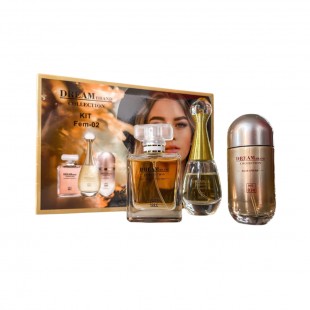 DREAM BRAND COLLECTION NO-02 KIT FEM 021+007+034 25ML EDP 