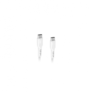 ACESSORIO CEL CABO USB-C MTEK CTC TYPE-C TO TYPE-C BRANCO 1.5MTS