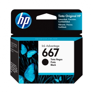CARTUCHO HP 667 (3YM79AL) PRETO 2ML