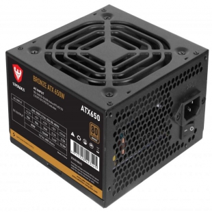 FONTE 650W SATELLITE BRONZE ATX 650W 80 PLUS*