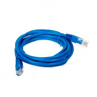 CABO REDE 5MTS CAT6 UTP AZUL