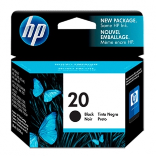 CARTUCHO HP 20 (C6614D) PRETO 28ML