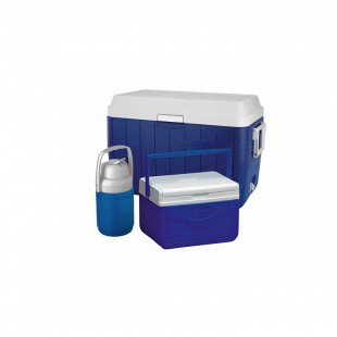 CAIXA TERMICA COLEMAN KIT 3EM1 54QT 51.1LTS/5QT 4.7LTS/1,3 QT1.2LTS AZUL