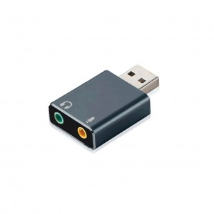 ADAPTADOR USB HLD SOM 8.1 CANAIS P2 FONE/P2 MIC