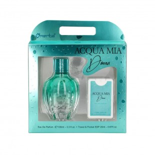 OMERTA ACQUA MIA DONNA KIT FEM 100ML EDP + 20ML EDP