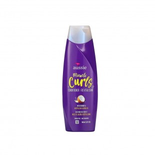CONDICIONADOR AUSSIE MIRACLE CURLS WITH COCONUT REVITALLISANT 360ML