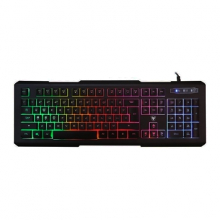 TECLADO USB SATELLITE AK-840 MULTIMEDIA RGB PORTUGUES