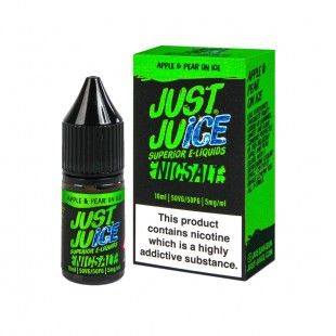 JUICE VAPE JUST JUICE NIC SALT APPLE PEAR ICE 50MG 30ML