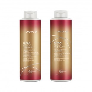 KIT JOICO COLOR THERAPY K-PAK SHAMPOO+CONDICINADOR 1L NOVA EMBALAGEM*