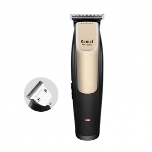BARBEADOR KEMEI KM-3202 PRETO/DOURADO BIVOLT*