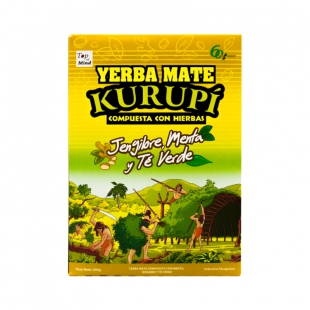 ERVA MATE KURUPI JENGIBRE Y MENTA 500GR