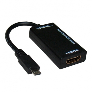 ADAPTADOR MICRO USB MHL KIT HDMI/USB/V8**