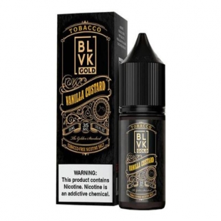 JUICE VAPE E.LIQUID BLVK GOLD VANILLA CUSTARD 50MG 30ML