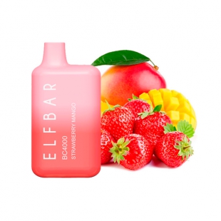 POD ELF BAR BC-4000 4000PUFF STRAWBERRY MANGO 5% 11.5ML