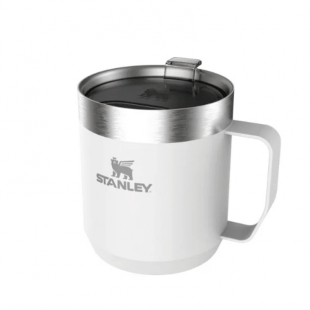 CANECA TERMICO STANLEY CLASSIC BRANCO 354ML COM TAMPA