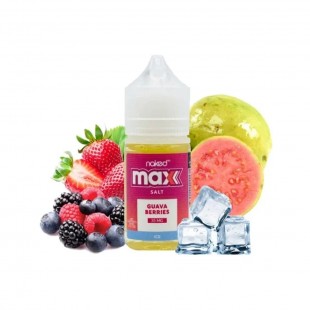 JUICE VAPE NAKED MAX SALT GUAVA BERRIES ICE 35MG 30ML