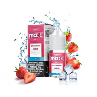 JUICE VAPE NAKED MAX SALT STRAWBERRY ICE 35MG 30ML