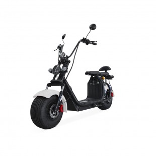 MOTO ELETRICA HARLEY GHIS BRANCO 2000W 60V 20A F/CHARGER 1 BATERIA