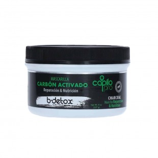 MASCARA CAPILO PRO B-DETOX EXFOLIANTE CARBON ACTIVADO CHARCOAL 227ML