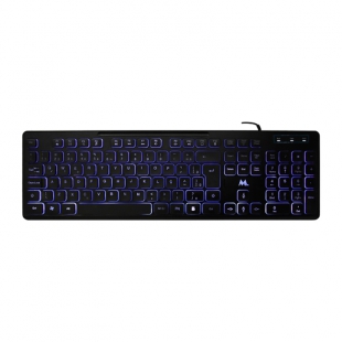 TECLADO USB MTEK KB-7269L-PT PRETO LED PORTUGUES