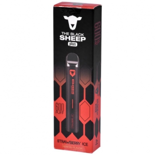 POD THE BLACK SHEEP PLUS 600PUFF STRAWBERRY ICE 2% NIC