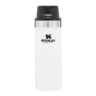GARRAFA TÉRMICA STANLEY CLASSIC TRAVEL MUG BRANCO 473ML