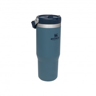 GARRAFA TERMICA STANLEY CLASSIC FLIP STRAW TUMBLE AZUL 887ML C/AL€A