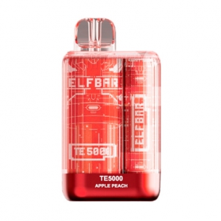 POD ELF BAR TE-5000 5000PUFF APPLE PEACH 5%