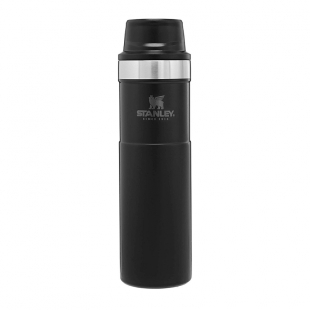 GARRAFA TERMICA STANLEY CLASSIC TRIGGER ACTION TRAVEL MUG PRETO 591ML*