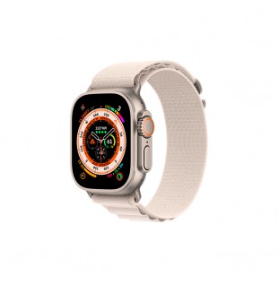 RELOGIO APPLE WATCH ULTRA 49MM MQF13LL/A CEL+GPS/OXI STARLIGHT L