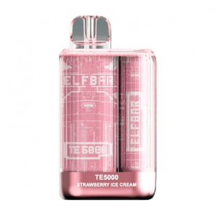 POD ELF BAR TE-5000 5000PUFF STRAWBERRY ICE CREAM 5%