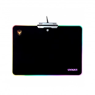 MOUSEPAD SATELLITE A-PAD07 PRETO RGB LED 32X27CM GAMING