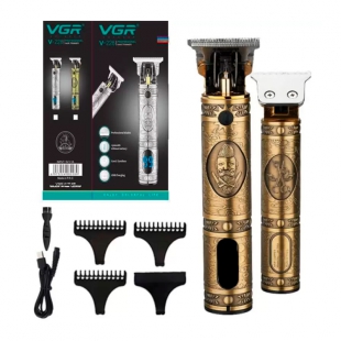 APARADOR DE PELO VGR V-228 DORADO CARREGAVEL 5V/USB