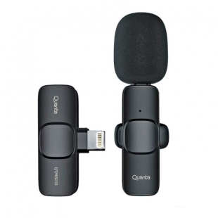 MICROFONE QUANTA KIT QTMISI10 SEM FIO/IPHONE