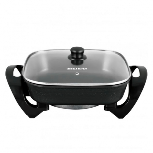 PANELA ELETRICA MEGA STAR BA14N PRETO 240ø/220V 50/60HZ/1200W