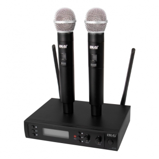 KIT MICROFONE BLG UF-02 2MIC SEM FIO