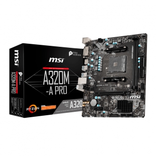 PLACA MÃE AM4 MSI A320M-A PRO S/V/R/DDR4/HDMI/DVI-D 911-7C51-001