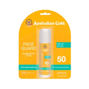 PROTETOR SOLAR AUSTRALIAN GOLD FACE GUARD FPS50 STICK 14G