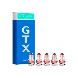 COIL VAPE POD VAPORESSO GTX 0.8 MESH 12-16W CX 5PÇ
