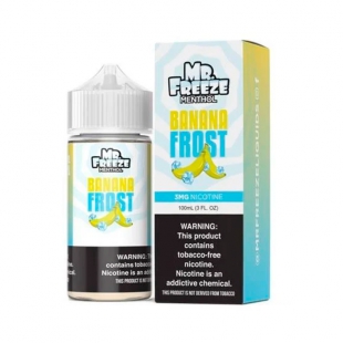JUICE VAPE E.LIQUID MR FREEZE MENTHOL BANANA FROST 3MG 100ML*