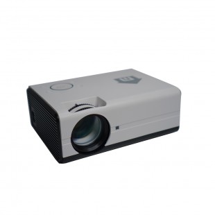 PROJETOR M BOX M12 6.500 LUMES/8K/BT/WIFI/IOS CX LARANJA
